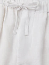 Shorts Frescobol Carioca Felipe Linen Shorts White Apoella