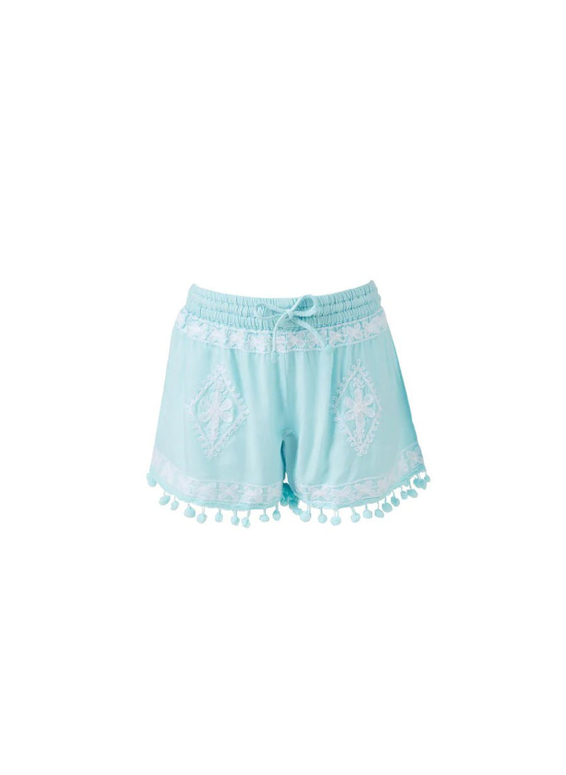 Shorts Melissa Odabash Baby Sienna Shorts Sky/White Apoella