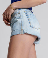 Shorts One Teaspoon Bandit High Waist Denim Shorts Blue Tornado Apoella