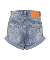 Shorts One Teaspoon Bandit High Waist Denim Shorts Misty Cymatic Apoella