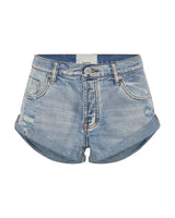 Shorts One Teaspoon Bandit Low Waist Denim Shorts Hendrixe Denim / 24 Apoella