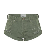 Shorts One Teaspoon Bandit Low Waist Denim Shorts Super Khaki Apoella