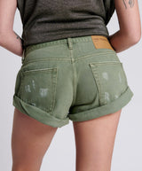 Shorts One Teaspoon Bandit Low Waist Denim Shorts Super Khaki Apoella