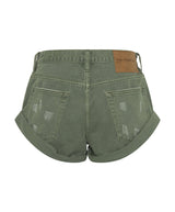 Shorts One Teaspoon Bandit Low Waist Denim Shorts Super Khaki Apoella