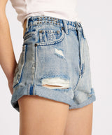 Shorts One Teaspoon Bandits High Waist Denim Shorts Salty Dog Apoella