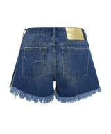 Shorts One Teaspoon Marlons Low Waist Denim Shorts Boyfriend Shredded Gold Apoella