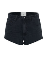 Shorts One Teaspoon The One Fitted Cheeky Denim Shorts Fox Black Black / 24 Apoella