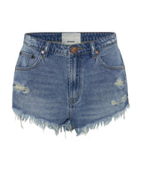 Shorts One Teaspoon The One Fitted Cheeky Denim Shorts Pacifica Smile Apoella