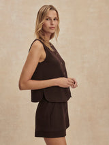 Shorts Varley Atrium High Rise Shorts 4.5 Coffee Bean Apoella