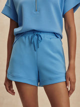 Shorts Varley Ollie High Rise Shorts 3.5 Azure Blue Apoella
