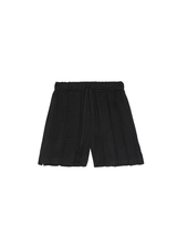 Shorts Zeus n Dione Paxi Textured Silk Shorts Black Apoella