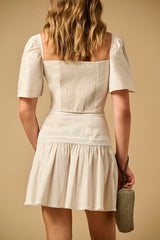 Skirts APOELLA Ino Mini Skirt Beige Apoella