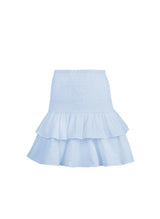 Skirts Apoella Nafsika Smocked Short Skirt Striped Sky Apoella