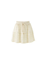 Skirts Melissa Odabash Dune Knit Mini Skirt Gold Apoella