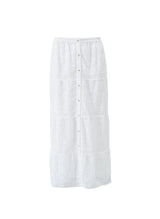 Skirts Melissa Odabash Novie Embroidered Long Skirt White Apoella