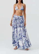 Skirts Melissa Odabash Shiloh Slit Long Skirt Paloma Apoella