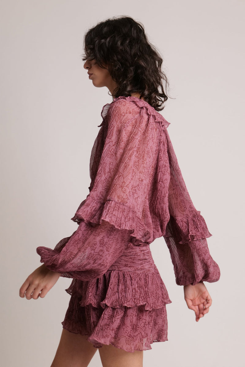 Skirts Sabina Musayev Keith Ruffled Skirt Apoella