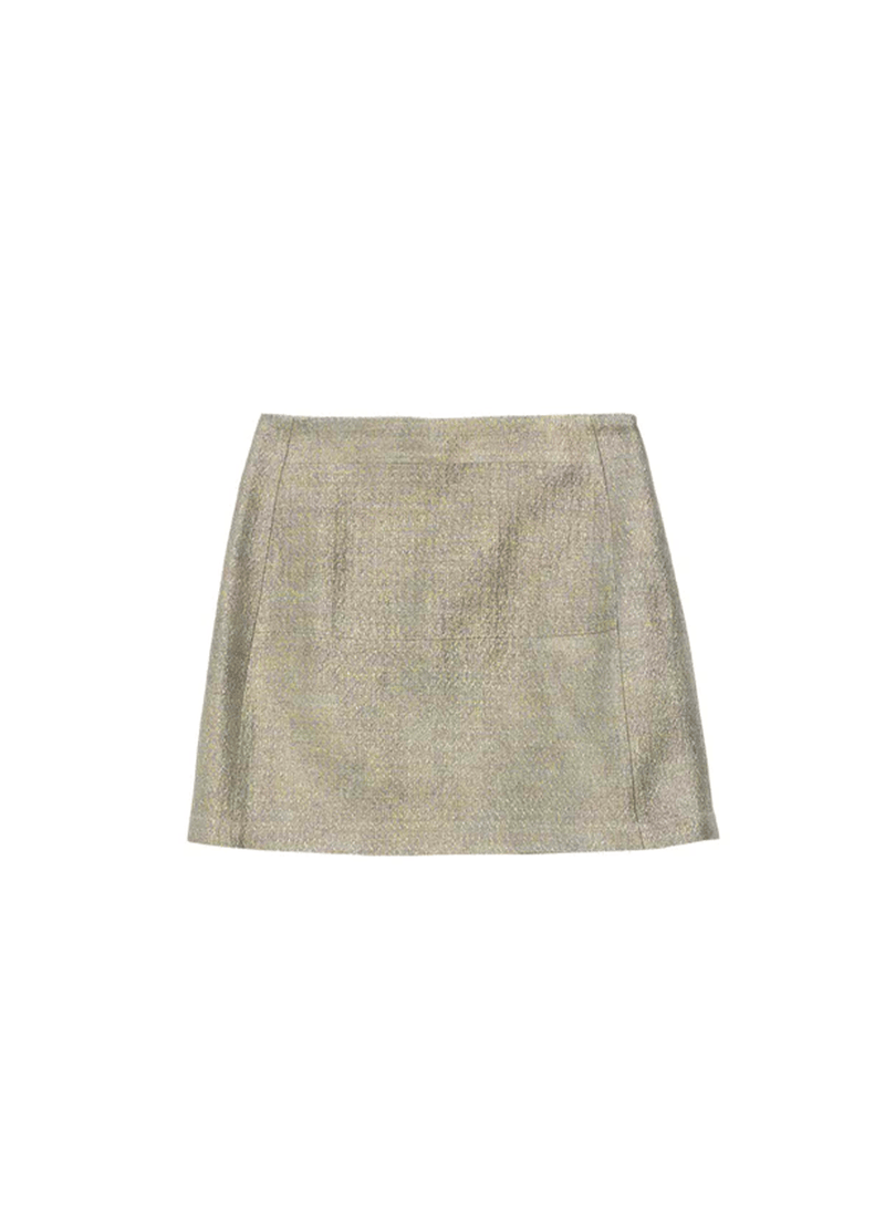 Skirts Zeus n Dione Harmonia Skirt Silver Grey 42 / Silver Apoella