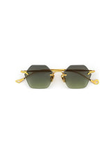 Sunglasses Eyepetizer Carnaby Gold/Green Lenses O/S / Green Apoella