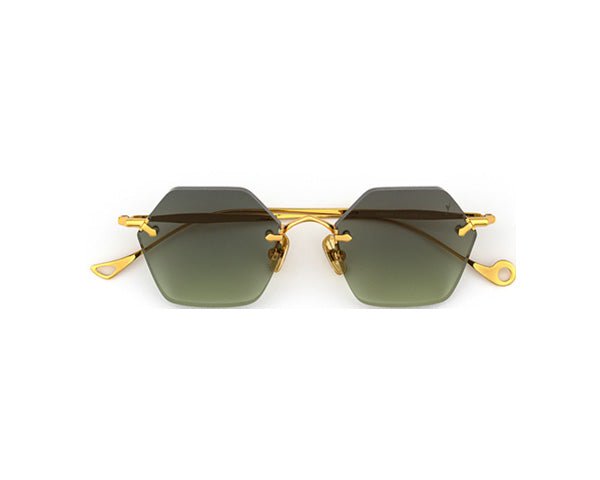 Sunglasses Eyepetizer Carnaby Gold/Green Lenses O/S / Green Apoella