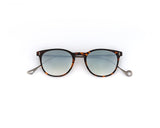 Sunglasses Eyepetizer Charles Dark Havana/green Gradient Lenses Gun O/S / Havana Green Apoella