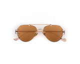 Sunglasses Eyepetizer Flow Bronze Lenses Rose Gold O/S / Bronze Apoella