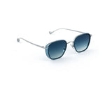 Sunglasses Eyepetizer Honore Transparent Blue With Blue Gradient Lenses O/S / Blue Apoella