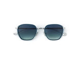 Sunglasses Eyepetizer Honore Transparent Blue With Blue Gradient Lenses O/S / Blue Apoella