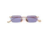 Sunglasses Eyepetizer Tank Rose Gold/Violet O/S / Purple Apoella