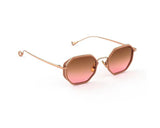 Sunglasses Eyepetizer Tomasso 2 Rose Gold/Cherry Lenses O/S / Rose Apoella