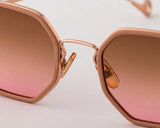 Sunglasses Eyepetizer Tomasso 2 Rose Gold/Cherry Lenses O/S / Rose Apoella