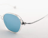 Sunglasses Eyepetizer Windsor Crystal Light Blue Lenses Silver Blue / O/S Apoella