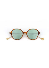 Sunglasses Eyepetizer Windsor Red Havana/Green Gradient Lenses Gold O/S / Havana Green Apoella