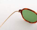 Sunglasses Eyepetizer Windsor Red Havana/Green Gradient Lenses Gold Green / O/S Apoella