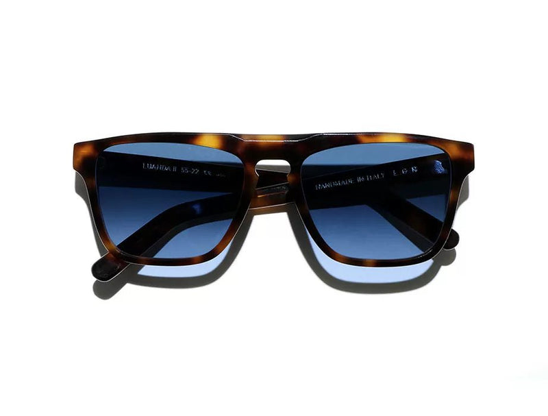 Sunglasses L.G.R. Luanda Ii Blue Hd Lenses Havana Maculato O/S Apoella