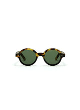 Sunglasses L.G.R. Reunion Bold Green Lenses Black Havana Tartarugato Matt O/S Apoella