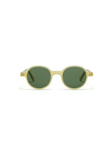 Sunglasses L.G.R. Reunion Flat Green G15 Lenses Honey O/S Apoella