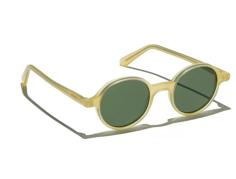 Sunglasses L.G.R. Reunion Flat Green G15 Lenses Honey O/S Apoella