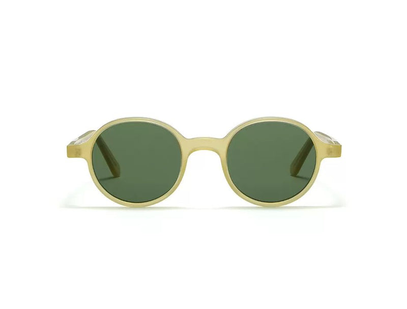 Sunglasses L.G.R. Reunion Flat Green G15 Lenses Honey O/S Apoella