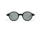 Sunglasses L.G.R. Reunion Flat Silver Mirror Lenses Black Matt O/S Apoella