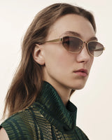 Sunglasses Zeus n Dione Aegina Platinum/Brown Marble O/S Apoella