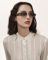 Sunglasses Zeus n Dione Crete Gold/Khaki O/S Apoella