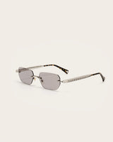 Sunglasses Zeus n Dione Mykonos Silver/Brown Tortoise O/S Apoella