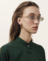 Sunglasses Zeus n Dione Patmos Gold Green O/S Apoella