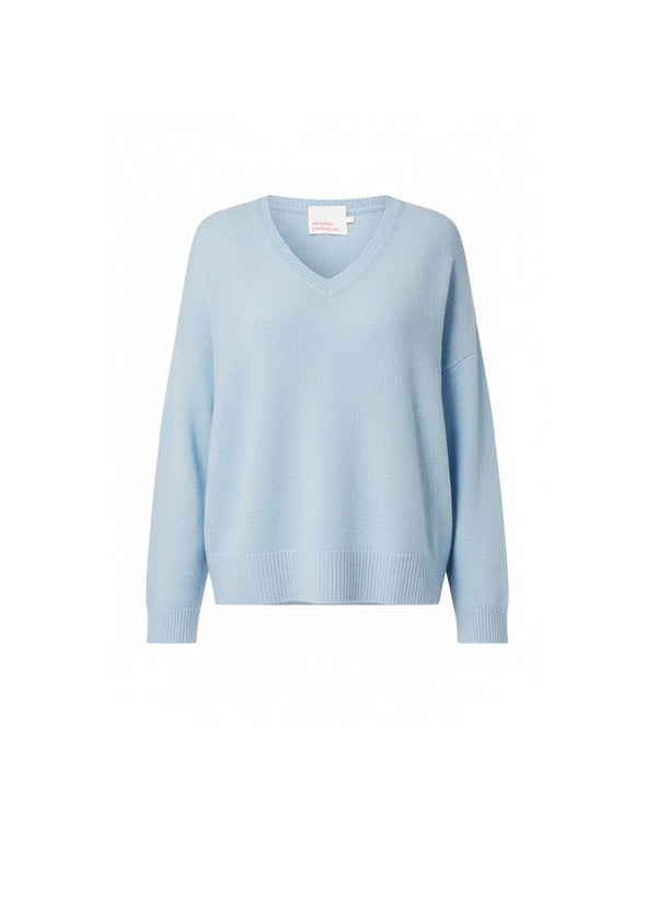 Sweater Absolut Cashmere Alicia V Neck Sweater Sky Apoella