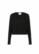Sweater Absolut Cashmere Cam Glitter V Neck Sweater Black Glitter Apoella