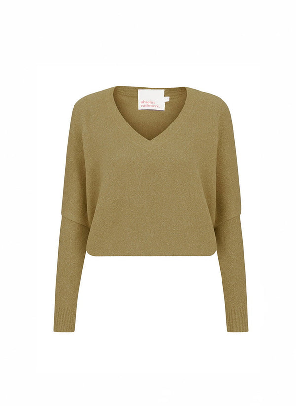 Sweater Absolut Cashmere Cam Glitter V Neck Sweater Turron Glitter Apoella