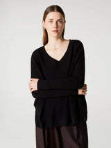 Sweater Absolut Cashmere Camille V Neck Sweater Black Apoella