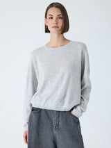 Sweater Absolut Cashmere Kaira Crew Neck Sweater Light Heather Grey Apoella