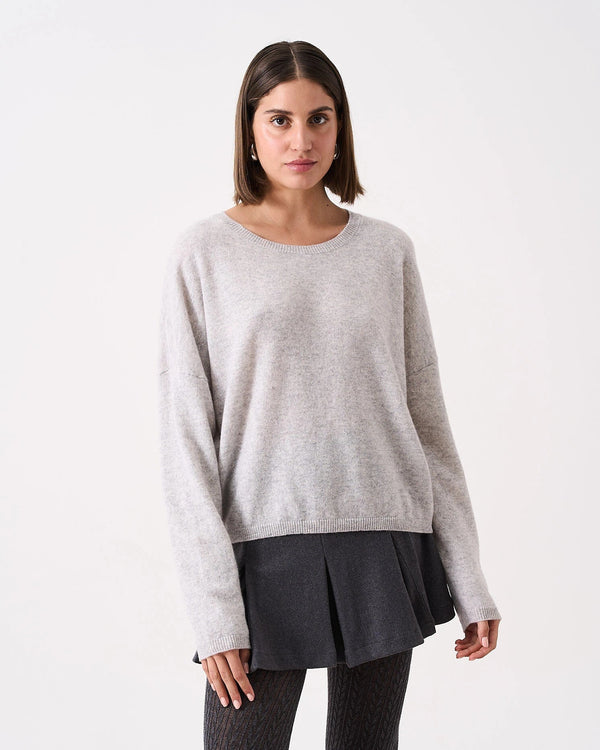 Sweater Absolut Cashmere Kaira Sweater Light Heather Grey Apoella